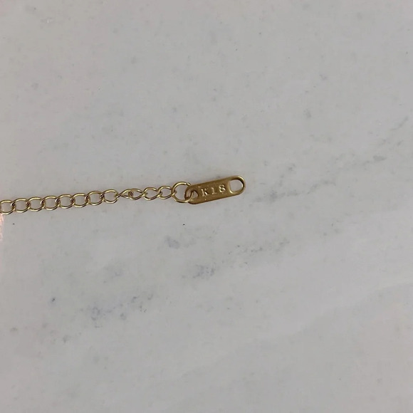 Lucky Four Leaf Clover Bracelet Red Enamel Gold Stainless Steel Adjustable - Picture 4 of 12